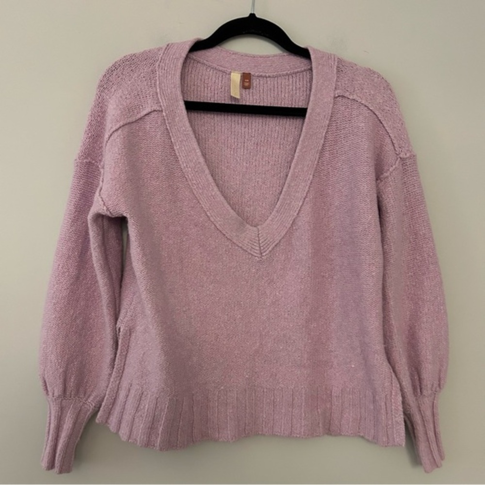 Anthropologie Pilcro‎ Deep V Sweater - Picture 4 of 9
